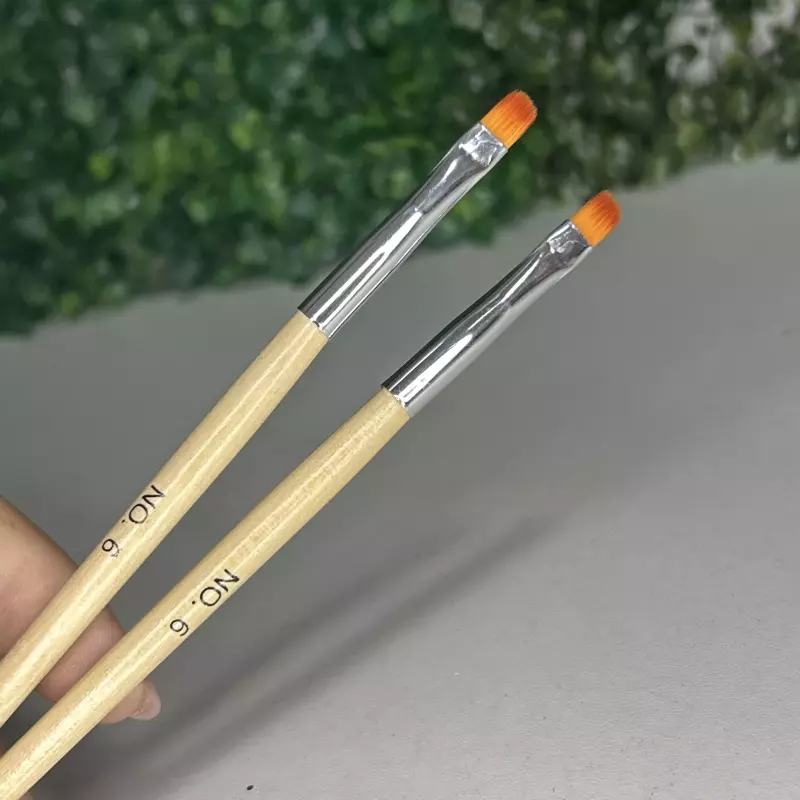 Pincel Língua De Gato N•6 Marrom