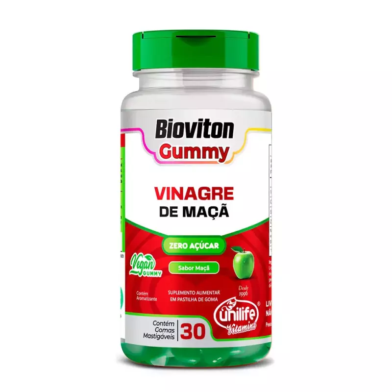 Vinagre de Maçã Gummy  30 gomas
