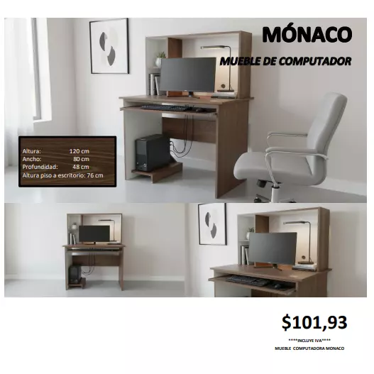 MONACO MUEBLE DE COMPUTADOR