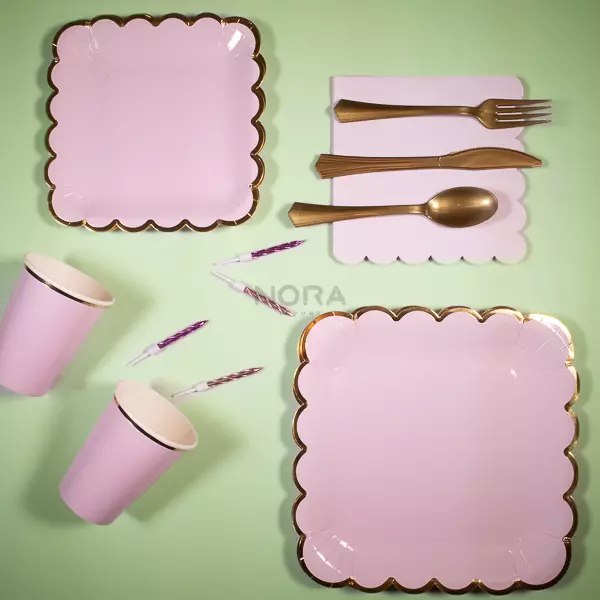 Kit Cuadrado Lila Macaron 10 px