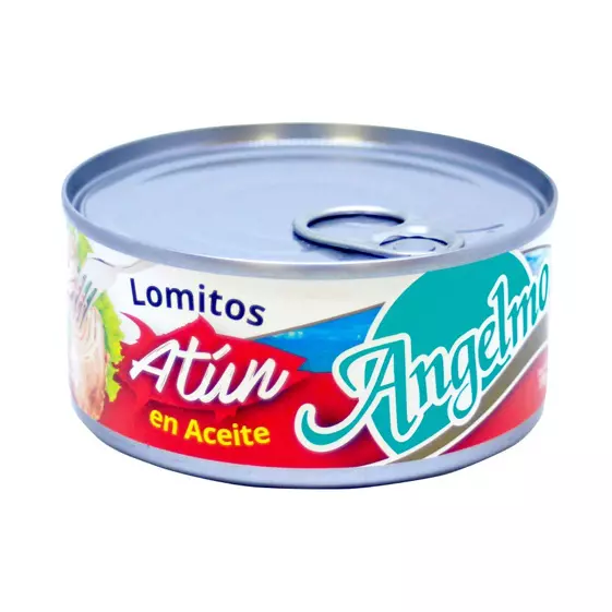 ATUN LOMITOS EN ACEITE ANGELMO 140G