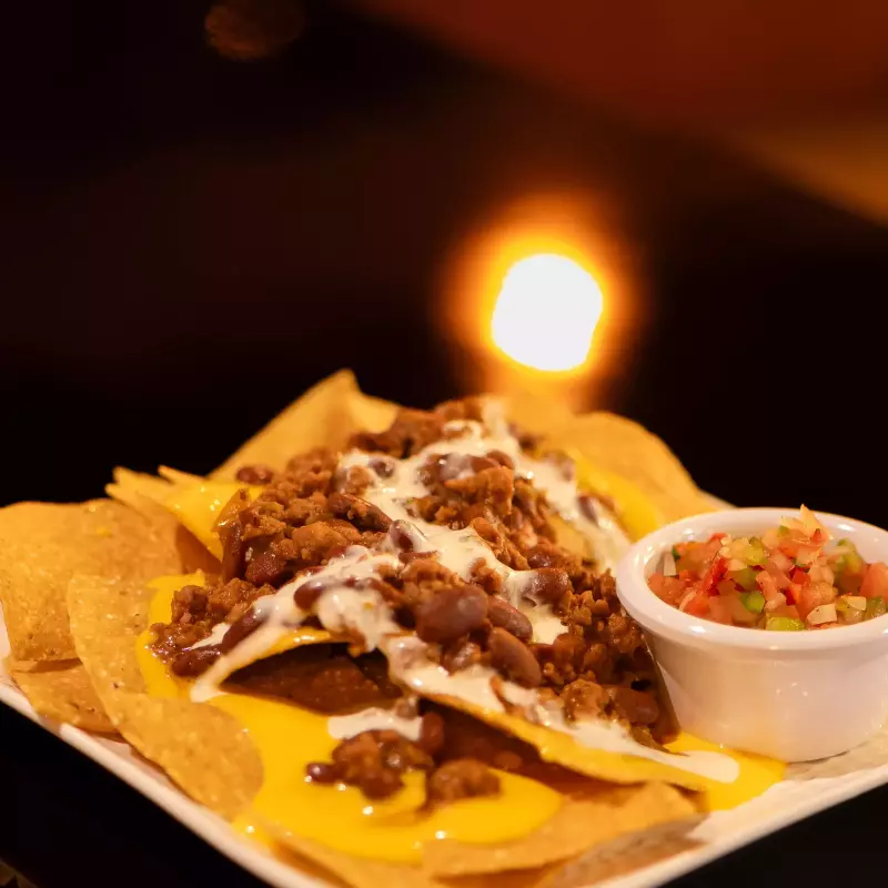 Nachos con chili