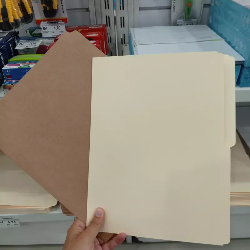 Carpeta manila carta