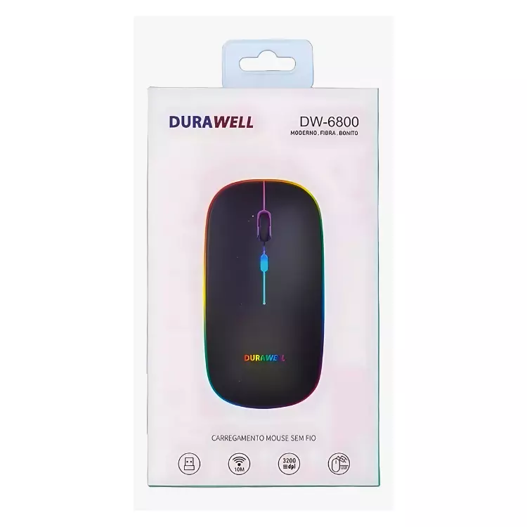 MOUSE S/FIO 2.4G DURAWELL DW-6800