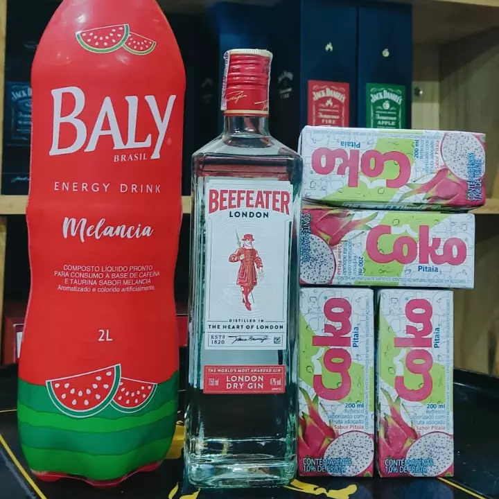 COMBO GIN BEEFEATER COM BALLY