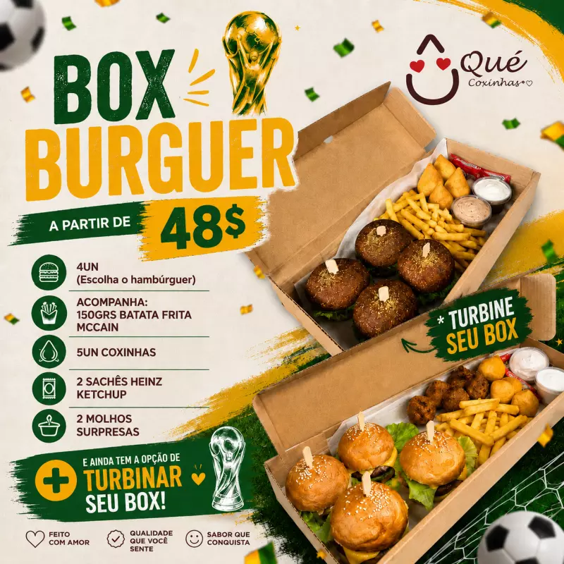 Box Mini Burguer