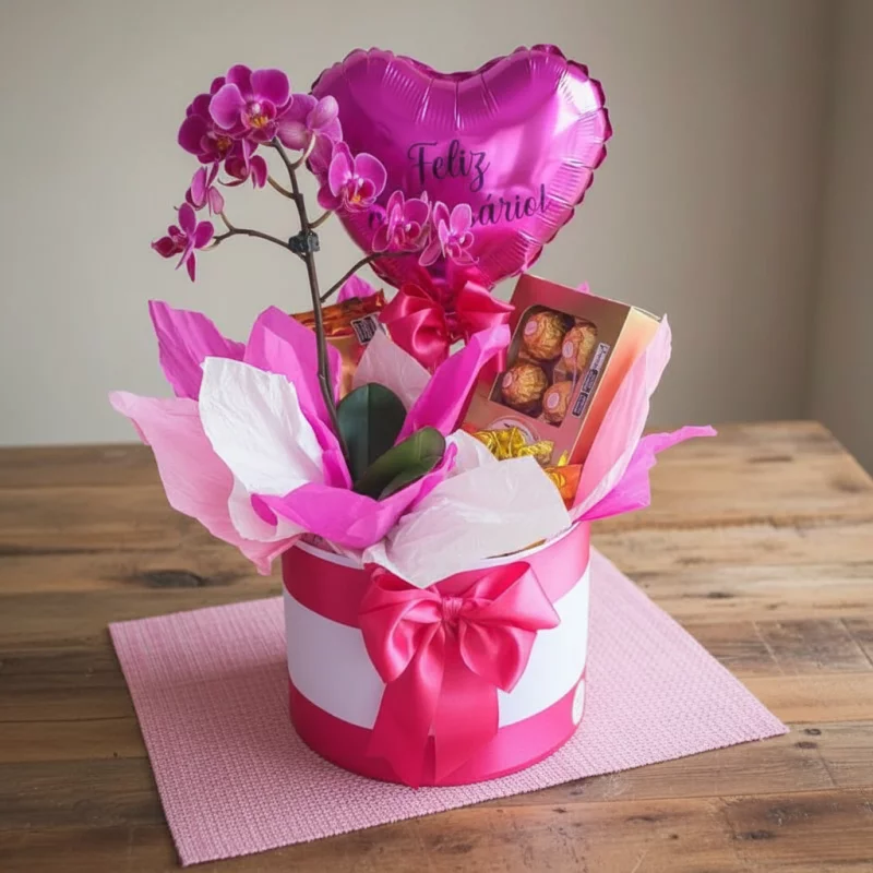 Box Orquídea & Ferrero Luxo