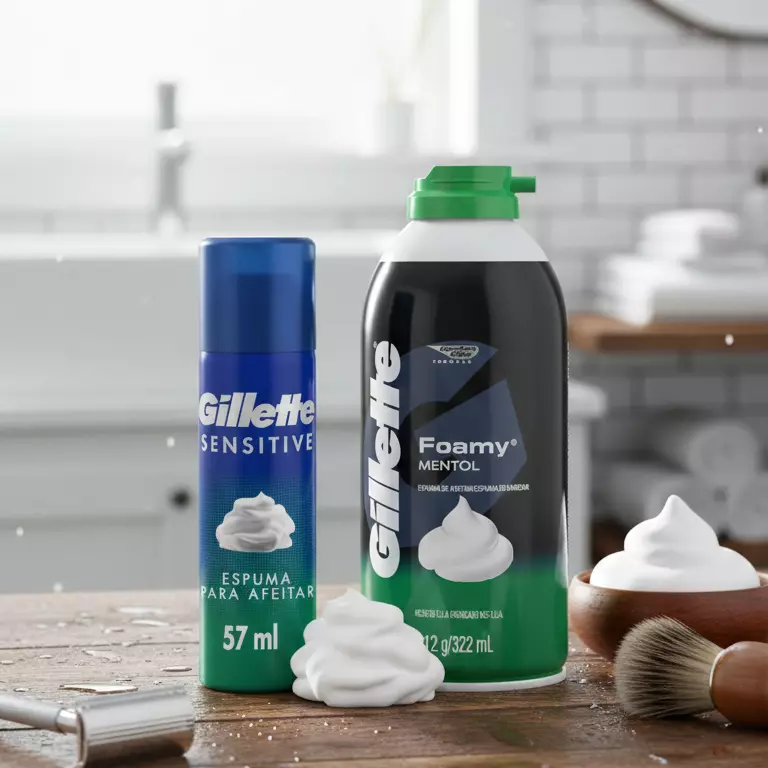 ESPUMA PARA AFEITAR GILLETTE