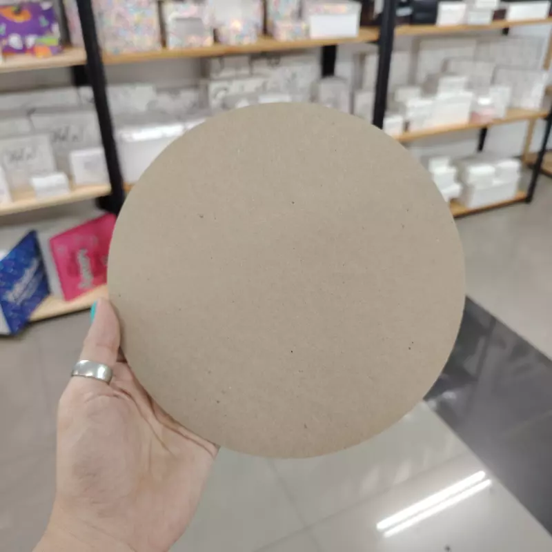 Disco 8" (20 cm) Marrón Corrugado