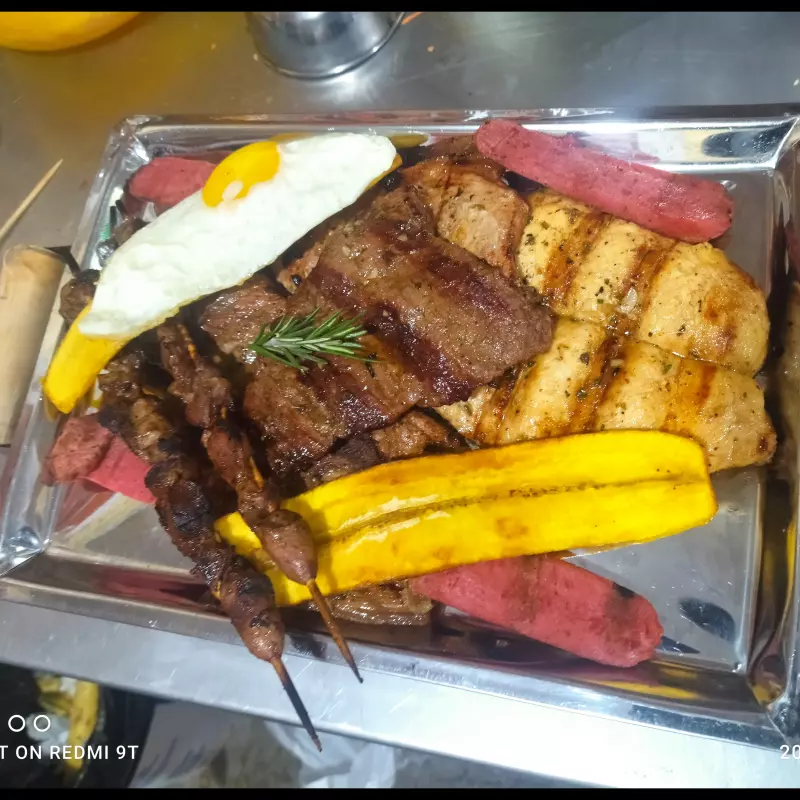 Parrilla fusión mixta