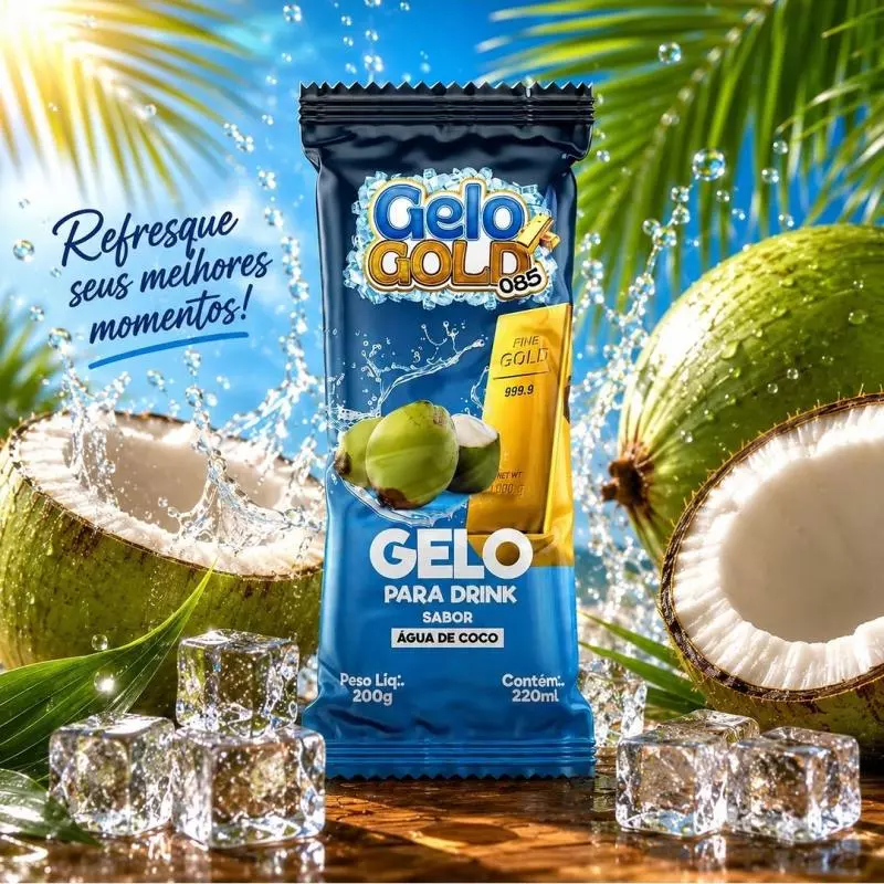 Gelo Saborizado Coco