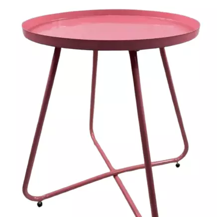 Mesa ratona auxiliar Asia Rosa