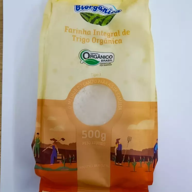 FARINHA INT DE TRIGO. ORG. 500gr