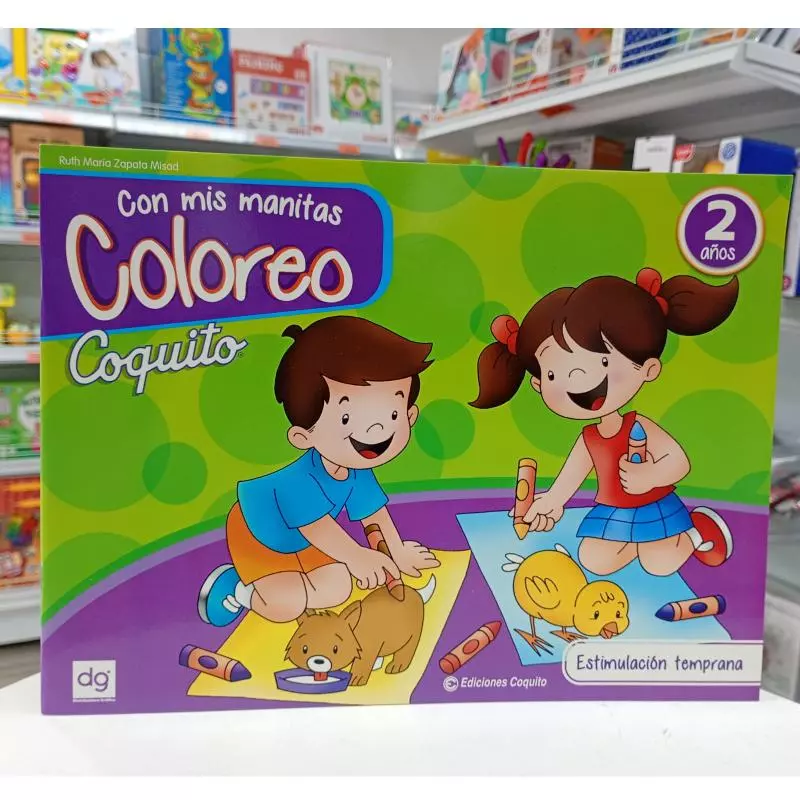 CON MIS MANITOS COLOREO COQUITO