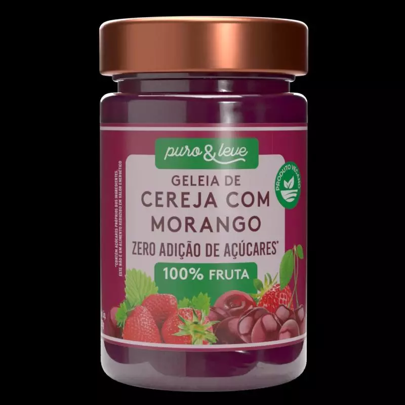 Geleia de morango e cereja +9m