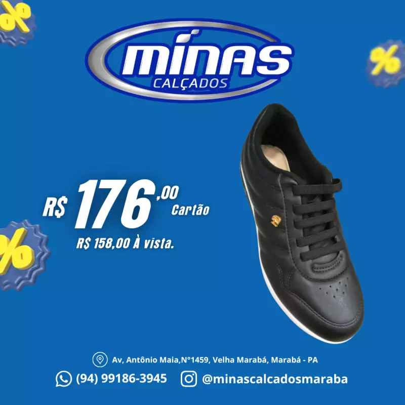 Tênis Casual Preto RF:7320271