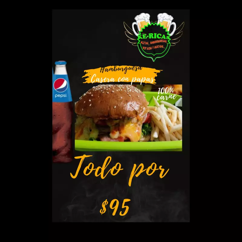 Casera y refresco x $95