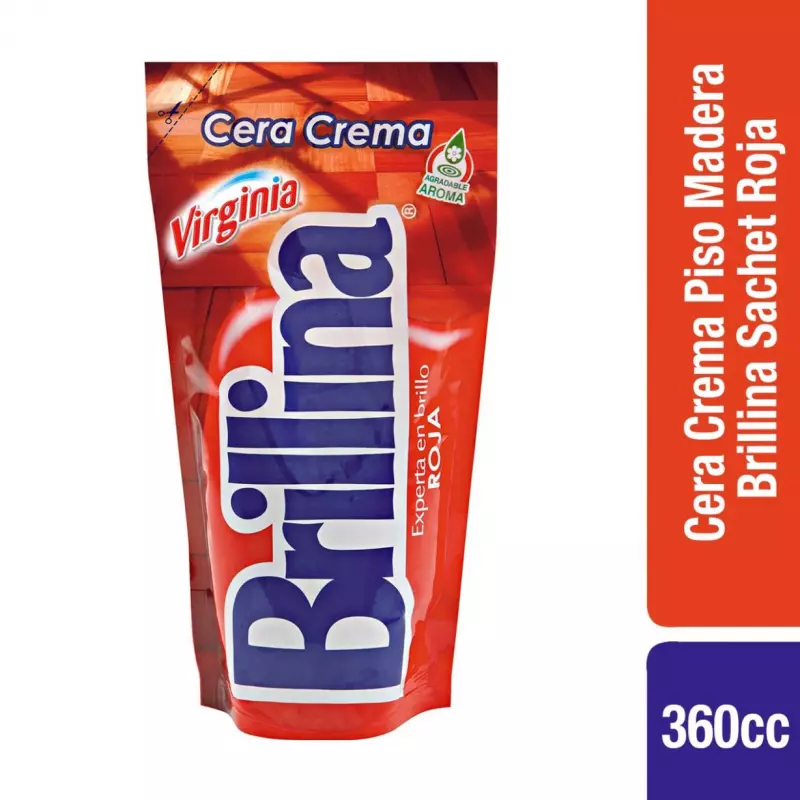 Cera crema Brillina Roja 340ml