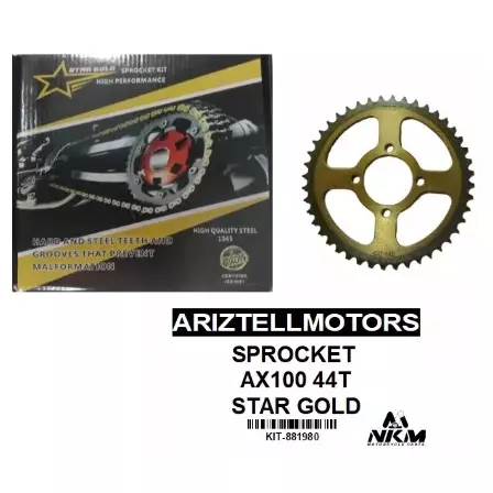 SPROCKET AX100 STAR GOLD