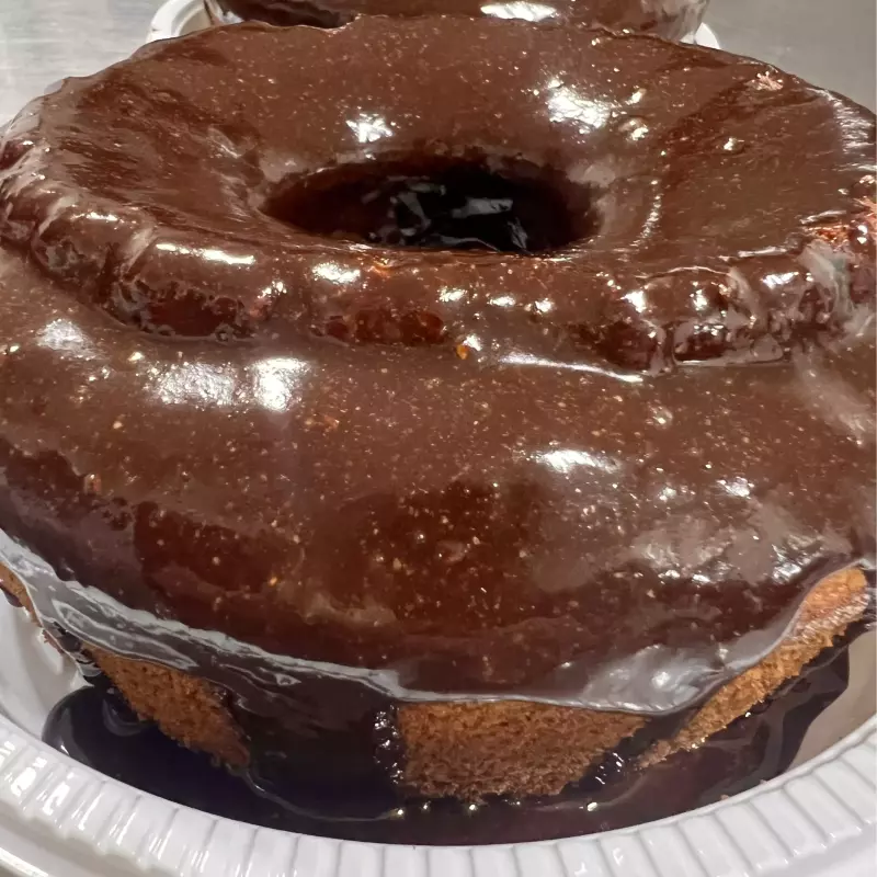 Bolo Red. Low Carb c/ Cob. de Nutela