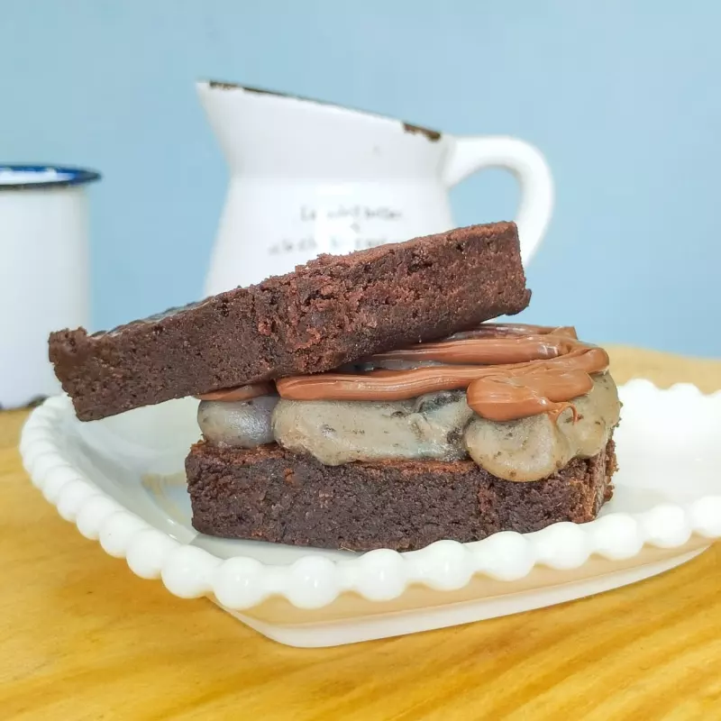 Brownie Oreo e Nutella