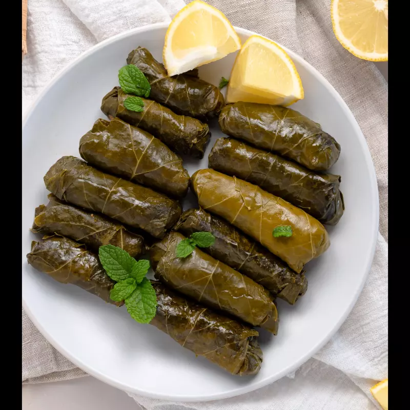 Hojas de para con carne(4)