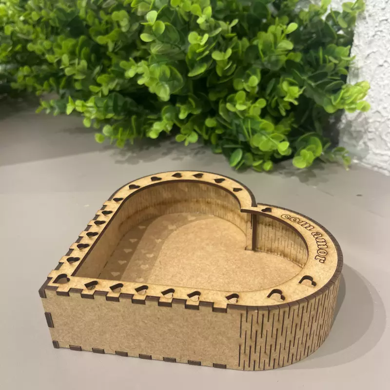 Caixa coração P s/ tampa COD: 150051