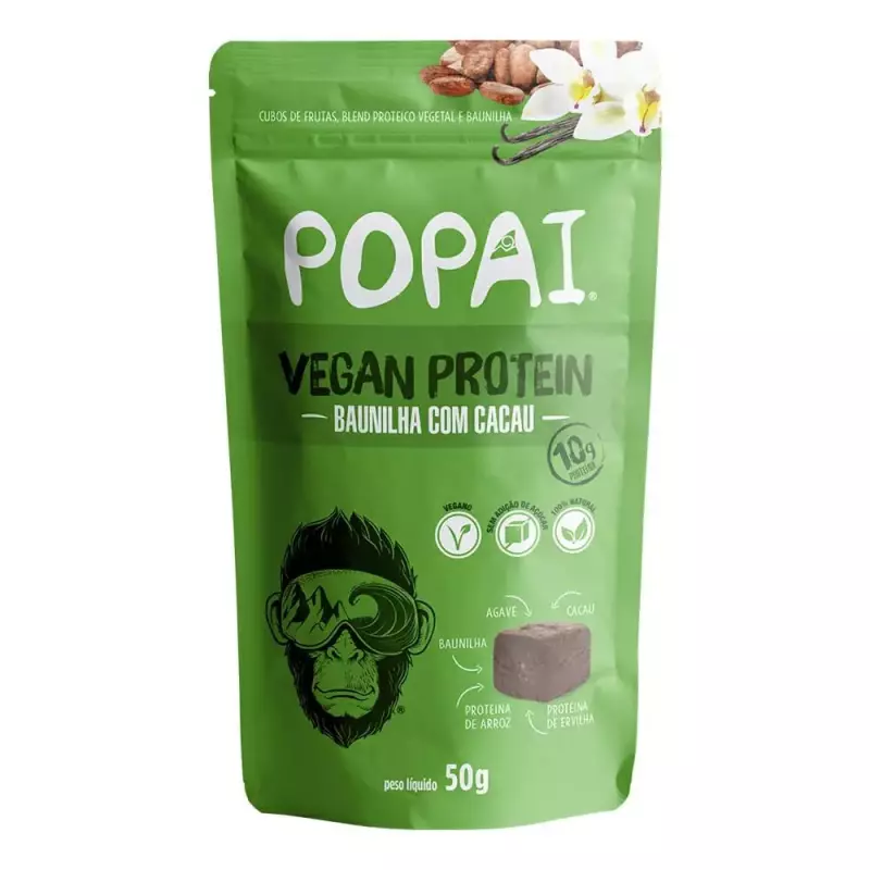 Cubos de cacau Protéico Zero Açúcar