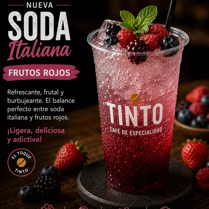 Soda Italiana Frutos Rojos