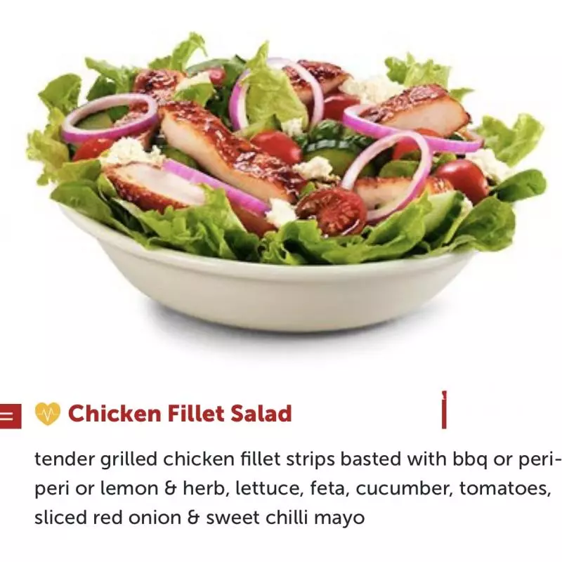 Chicken fillet salad