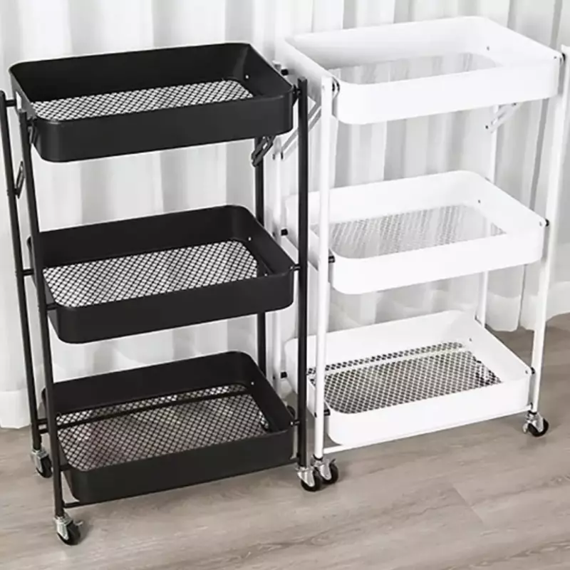 Carrito metálico plegable