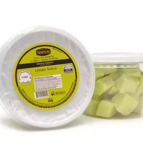 Tropical Pedaços Pote Limão 400g