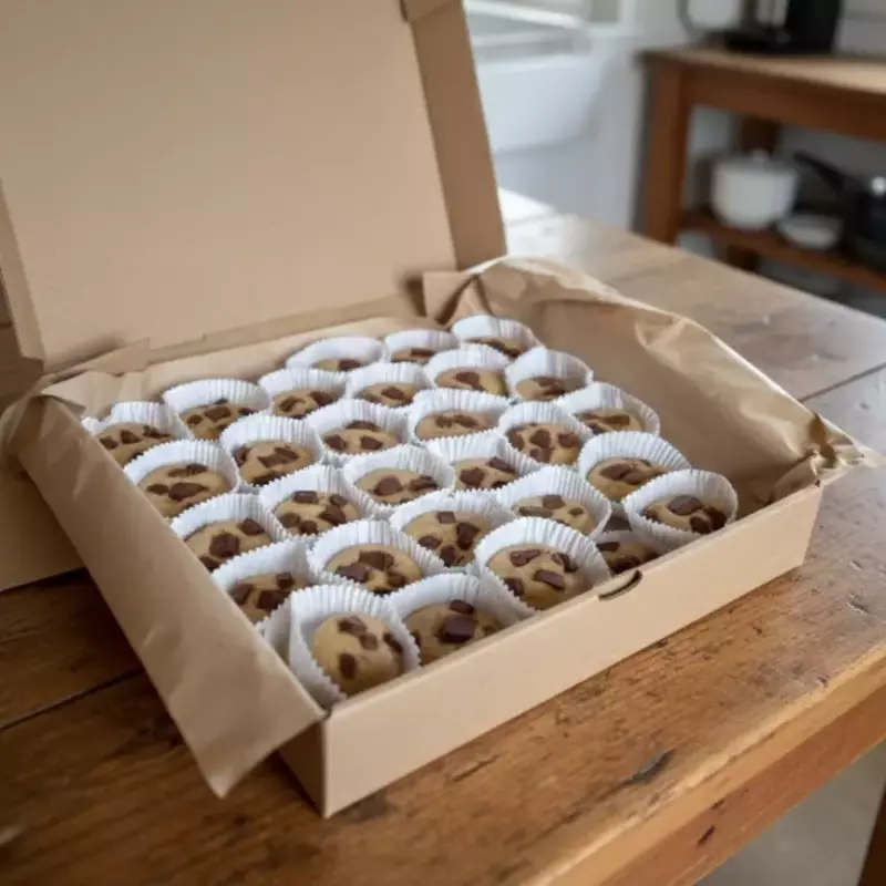 Mini cookies con chips de chocolate