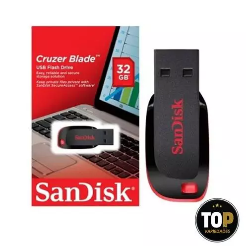 Pen Drive 32gb Cruzer Blade Usb2.0 Sandisk