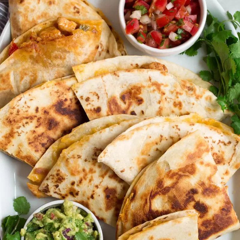 Quesadilla del bien y el mal