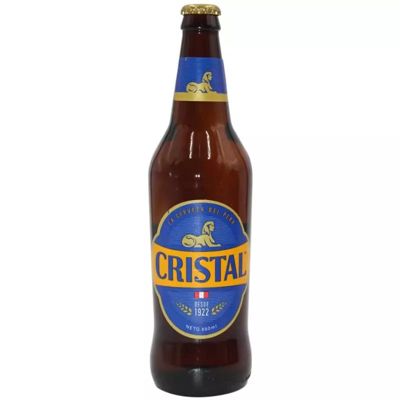 CERVEZA CRISTAL BOTELLA 650ML