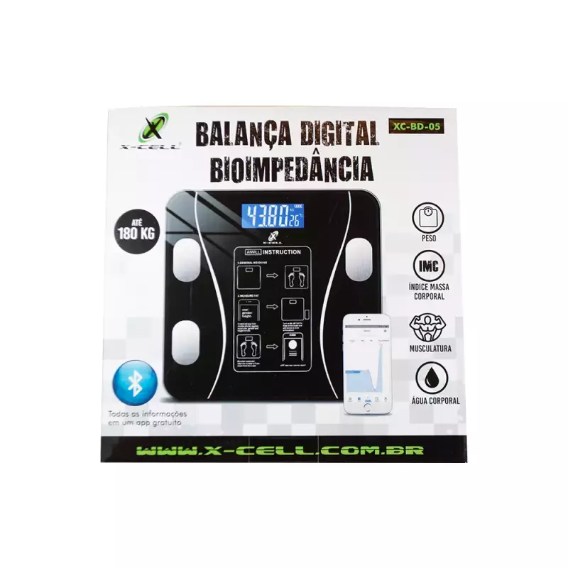 BALANÇA DIGITAL ATÉ 180KG XC-BD-05