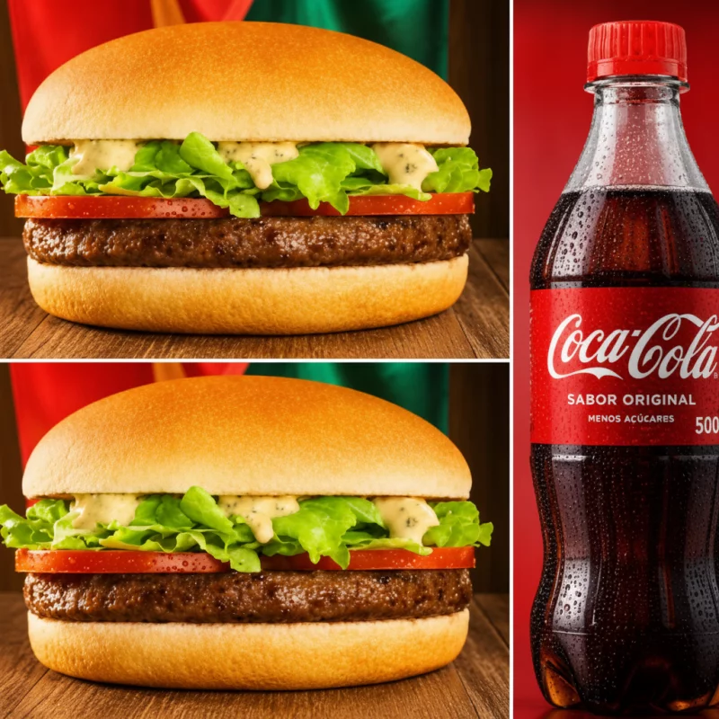 2 hamburger simples + Coca 500 ml