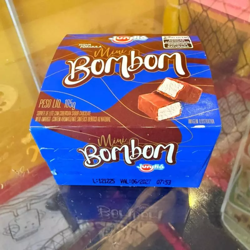 mini bombom de sorvete