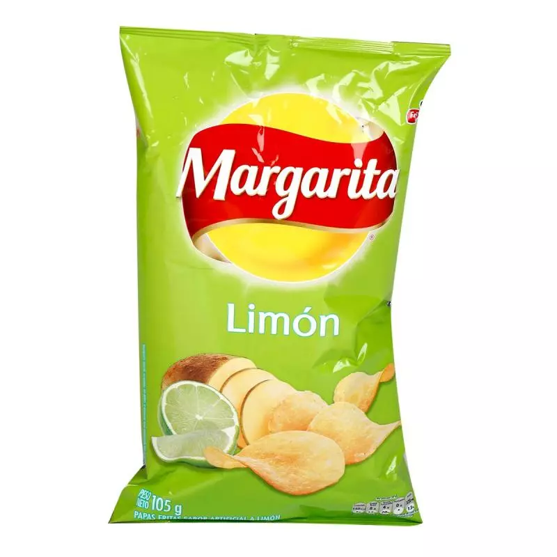 Papas Margarita Limon 105g