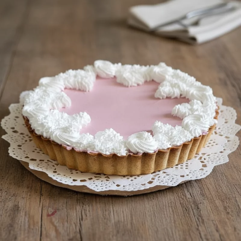 Pay de Frambuesa con nata