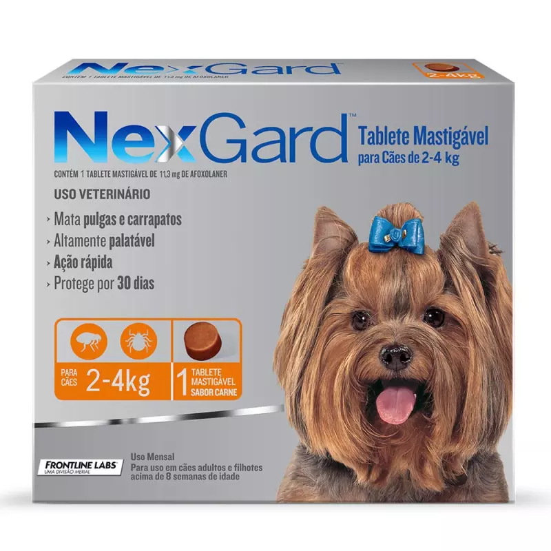 Nexgard para Cães de 2 a 4 kg