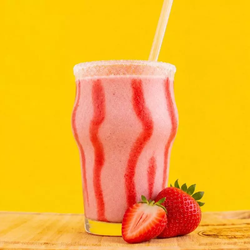 Milkshake de morango