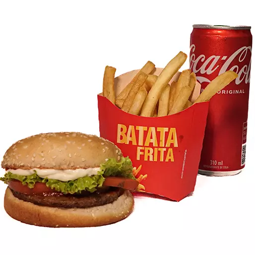 X-SALADA + FRITAS + REFRIGERANTE