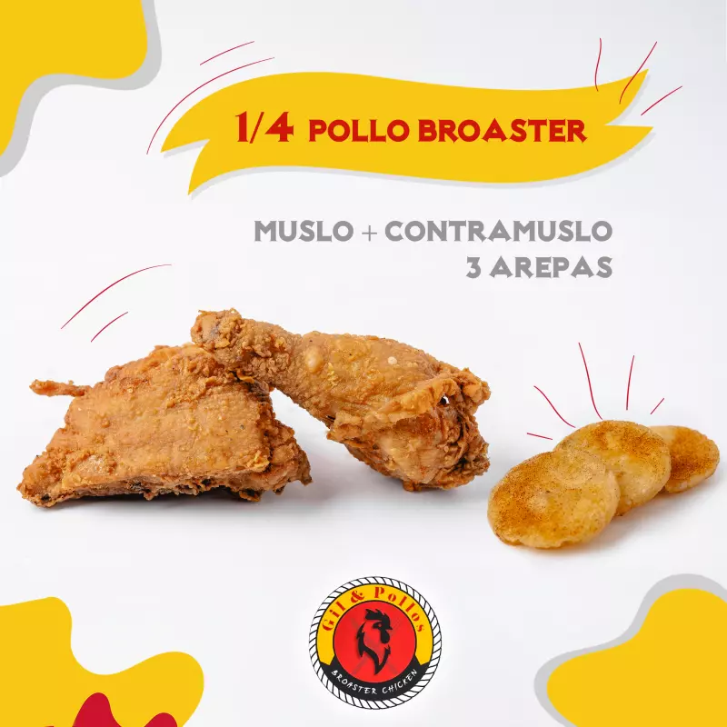1/4 de Pollo Apando(muslo, contramu)