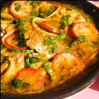Meia moqueca de peixe