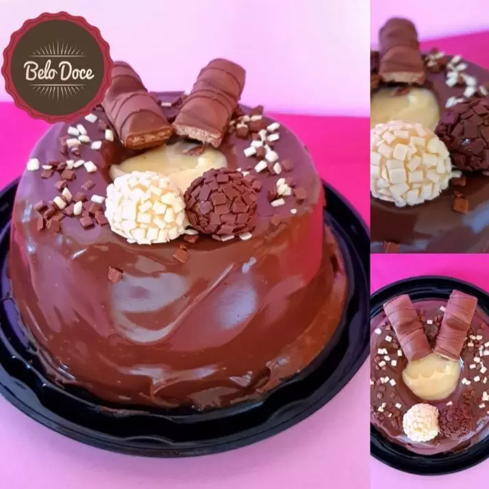 Mini vulcao Kinder Bueno Preto