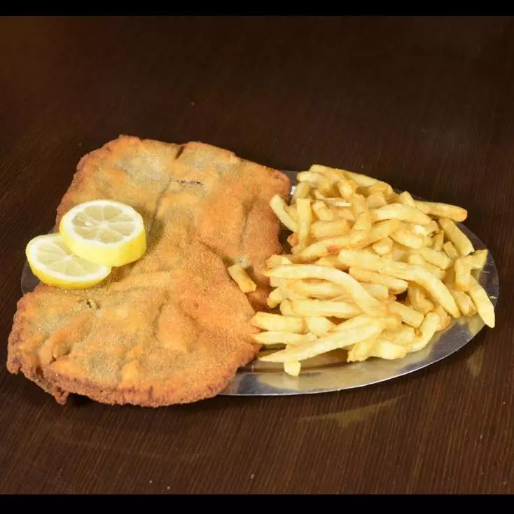 Milanesa con Papas Fritas