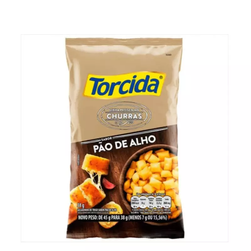 TORCIDA PÃO DE ALHO 70 G 20 UNIDADES