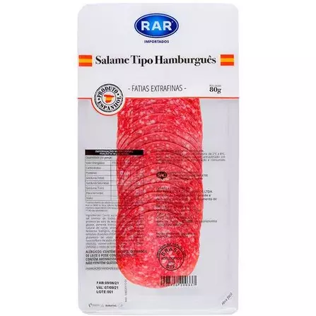 HAMBURGUES ESPANHOL RAR 80g